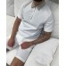Half zipper lapel polo shirt short sleeve t-shirt HF1007-03-02 Half zipper lapel polo shirt short sleeve t-shirt HF1007-03-02