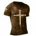 Cross style spiritual T-shirt HF2117-04-03 Cross style spiritual T-shirt HF2117-04-03